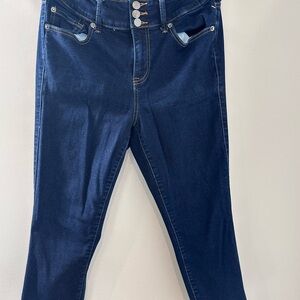 Torrid High Rise Dark Blue Jeggings